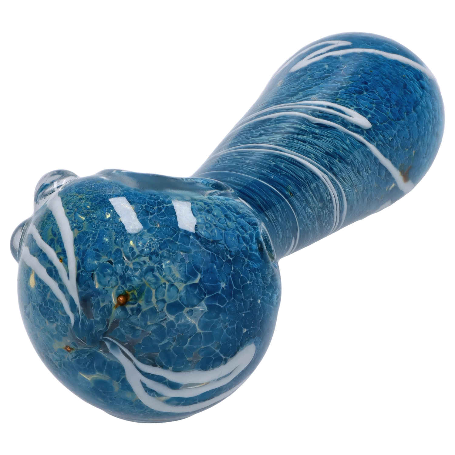GC Fancy Frit with Streak Spoon Pipe