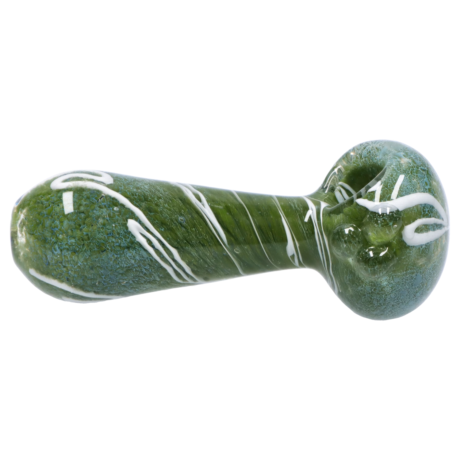 GC Fancy Frit with Streak Spoon Pipe