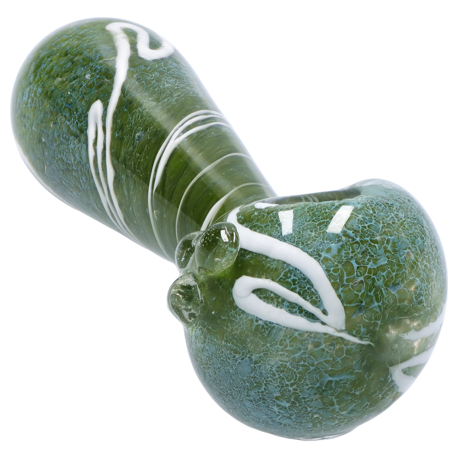 GC Fancy Frit with Streak Spoon Pipe