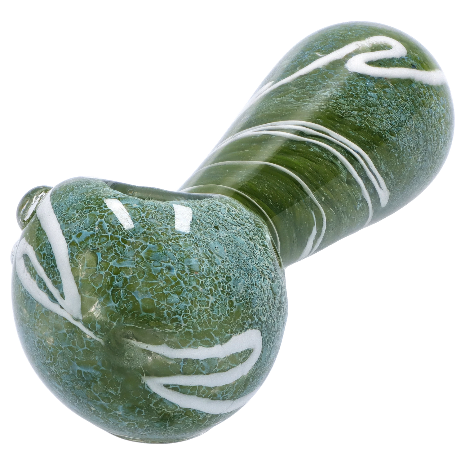 GC Fancy Frit with Streak Spoon Pipe