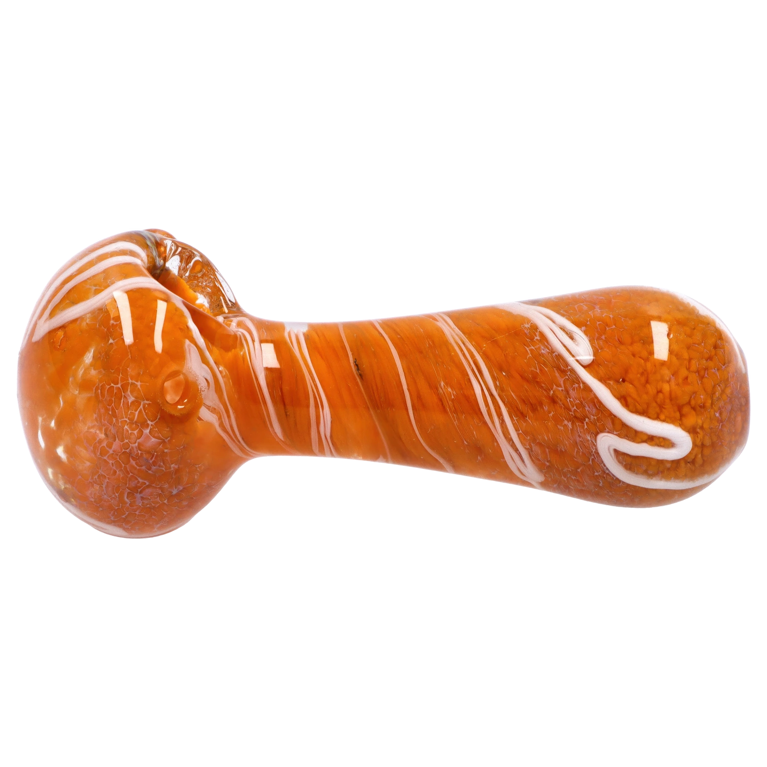 GC Fancy Frit with Streak Spoon Pipe