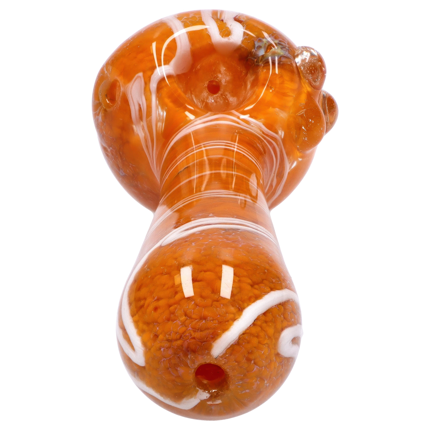 GC Fancy Frit with Streak Spoon Pipe