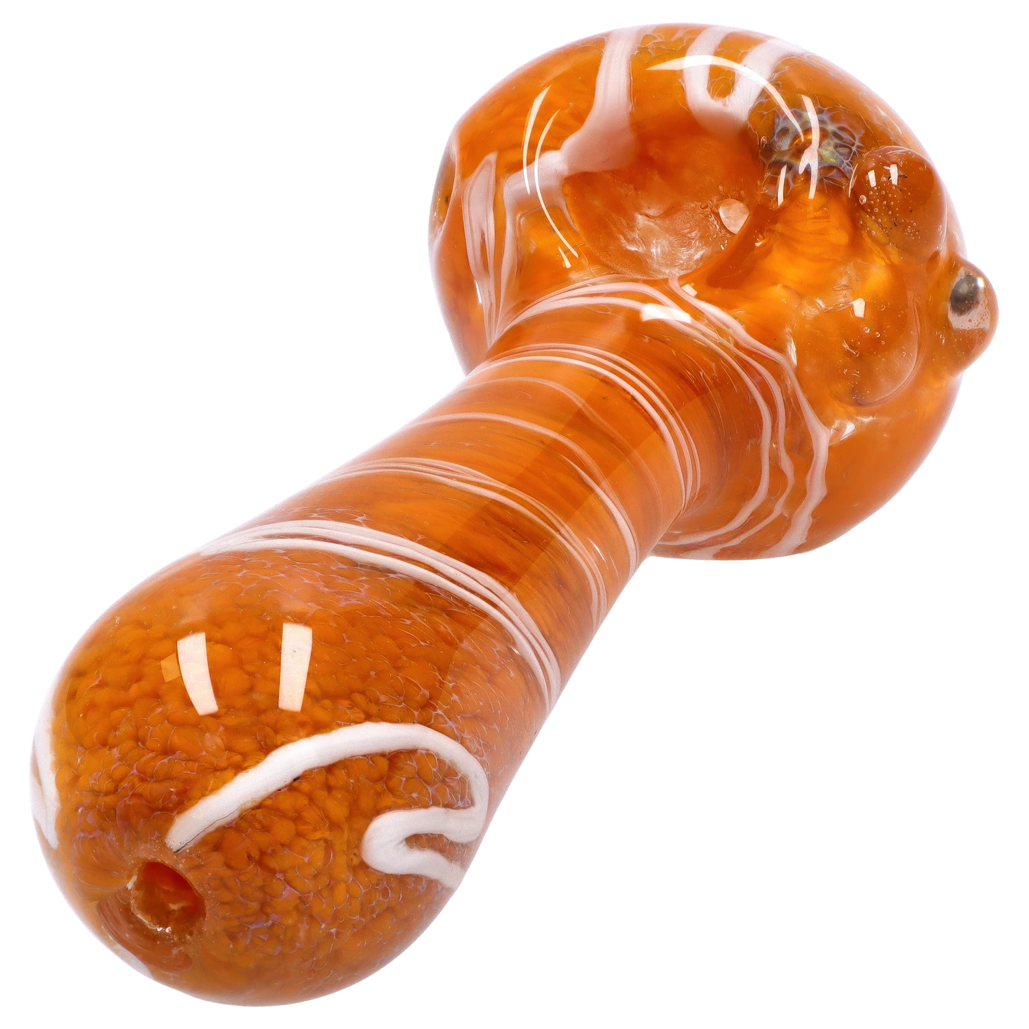 GC Fancy Frit with Streak Spoon Pipe