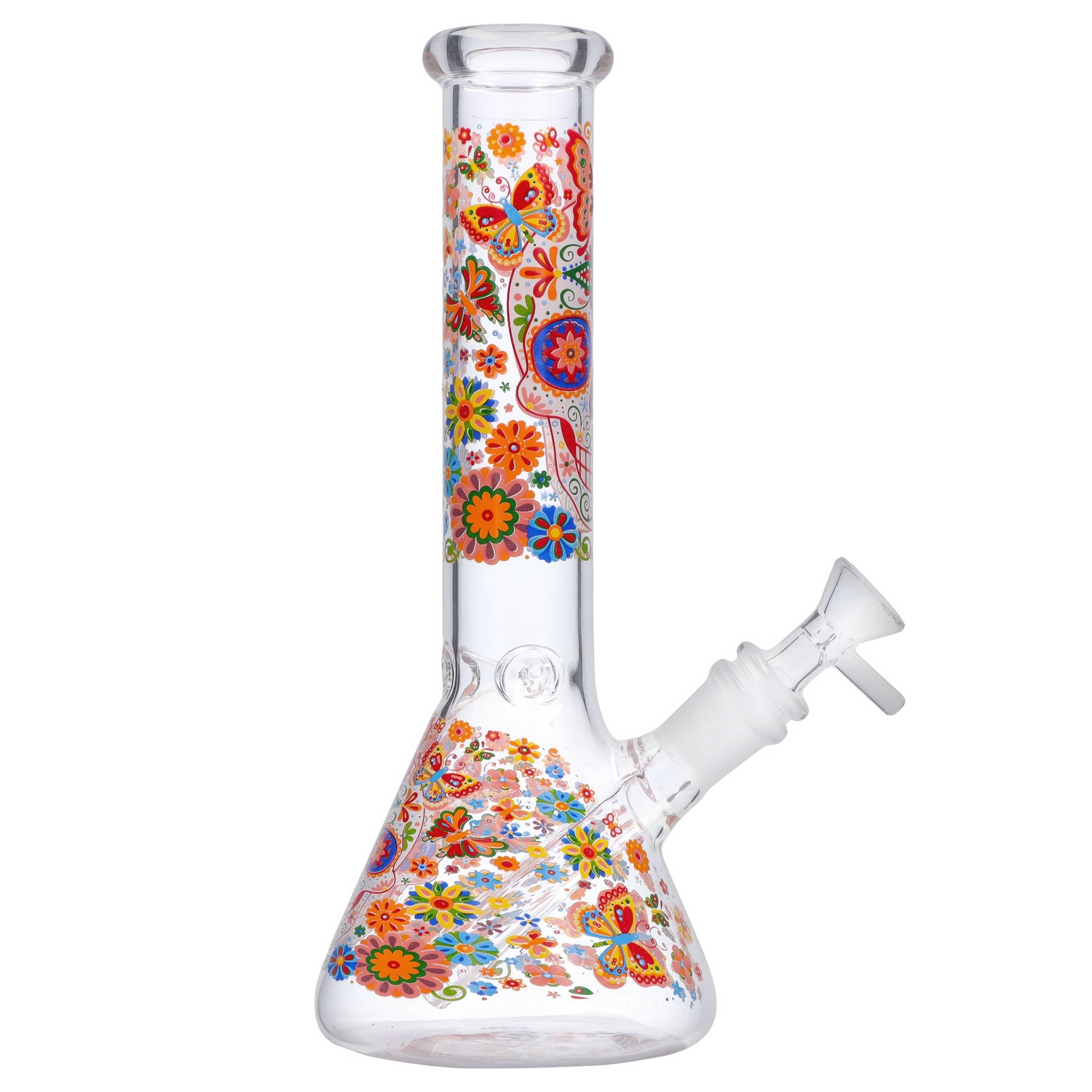 GC Sugar Skull Beaker Bong - 10 in.