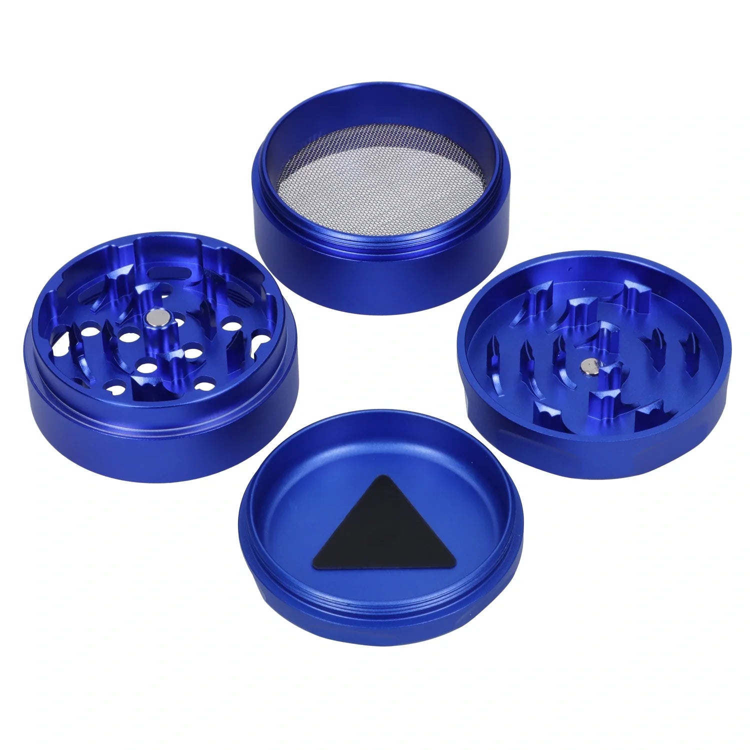 Famous Design-Privilege Aluminum 3 Stage Grinder-Blue