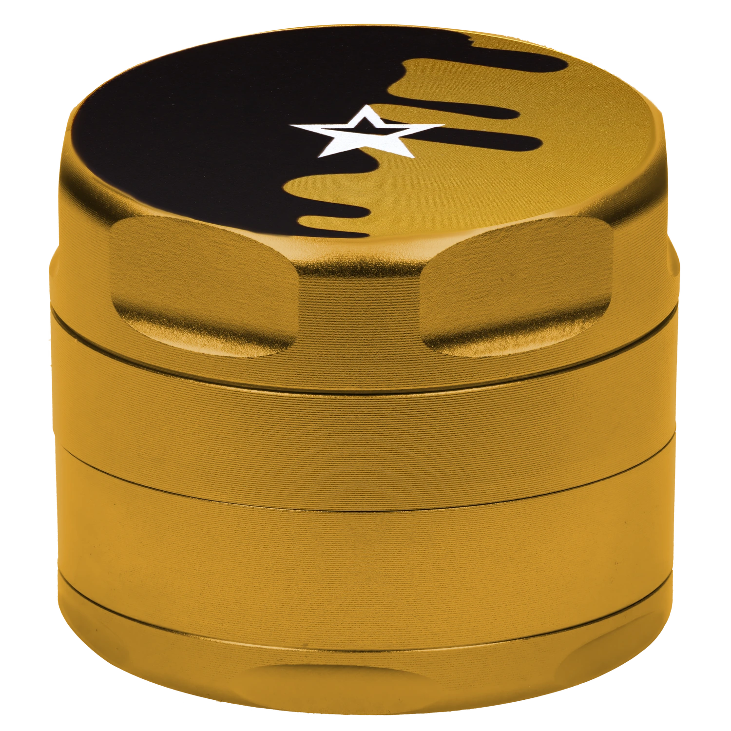 Famous Design-Surrender Aluminum 3 Stage Grinder-Gold