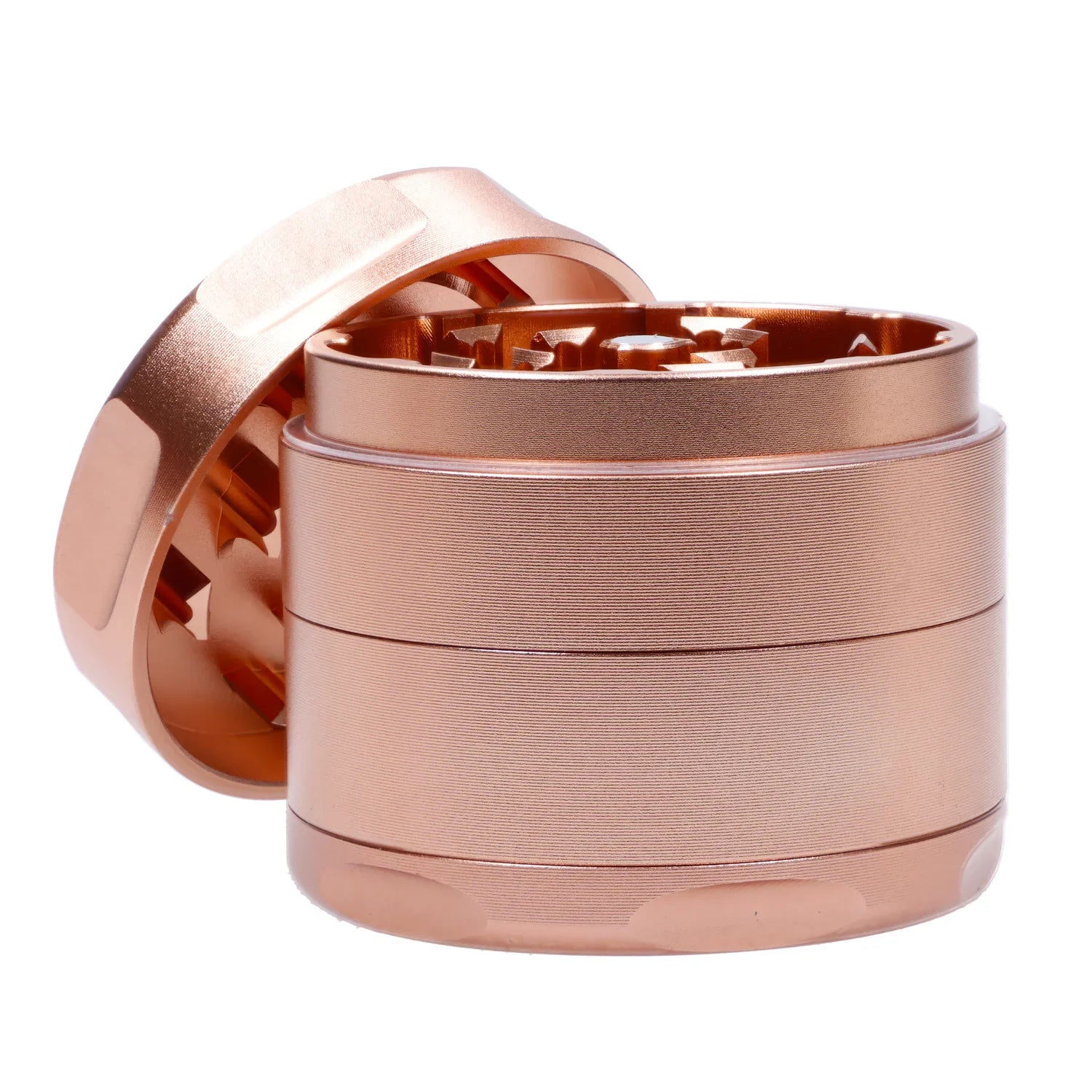 Famous Design-Papaya Aluminum 3 Stage Grinder-Rose Gold