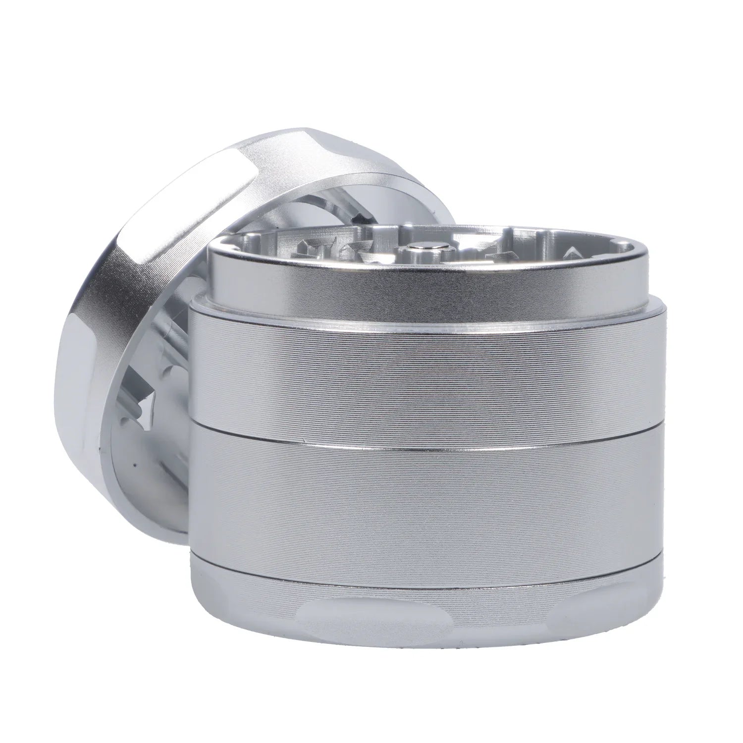 Famous Design-Space Aluminum 3 Stage Grinder-Silver