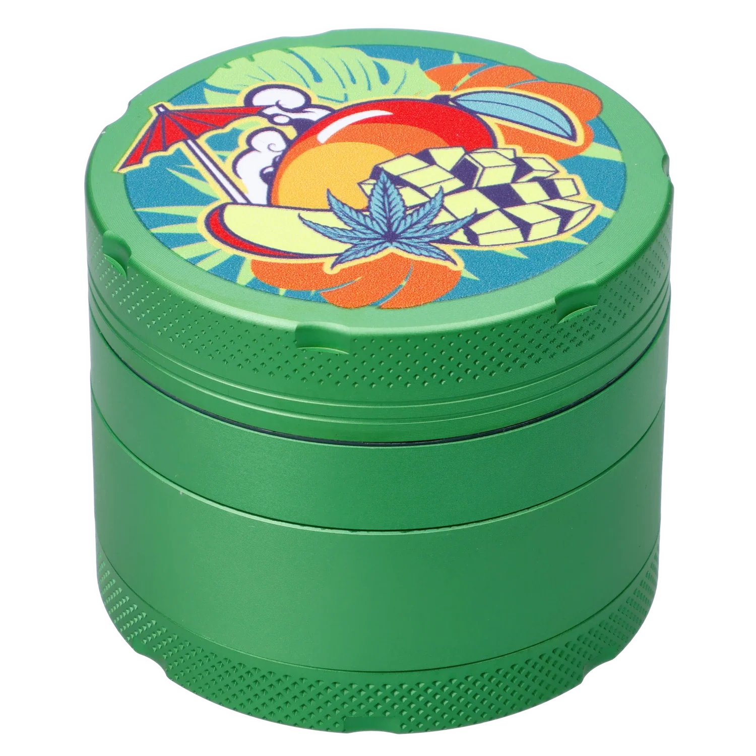 Cabana Cannabis Co. 3-Stage Grinder Parasol Green