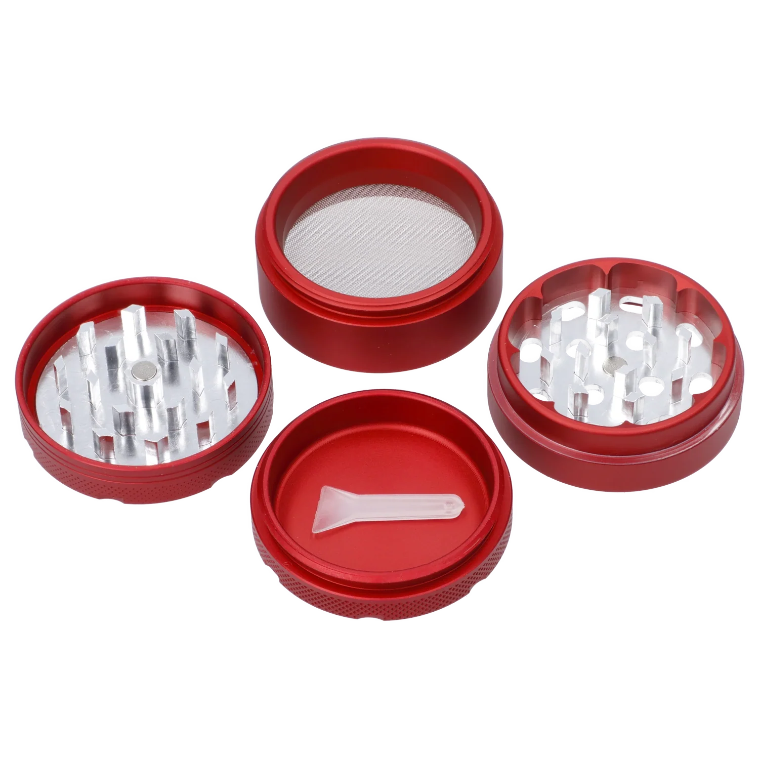 Cabana Cannabis Co. 3-Stage Grinder Surfari Red