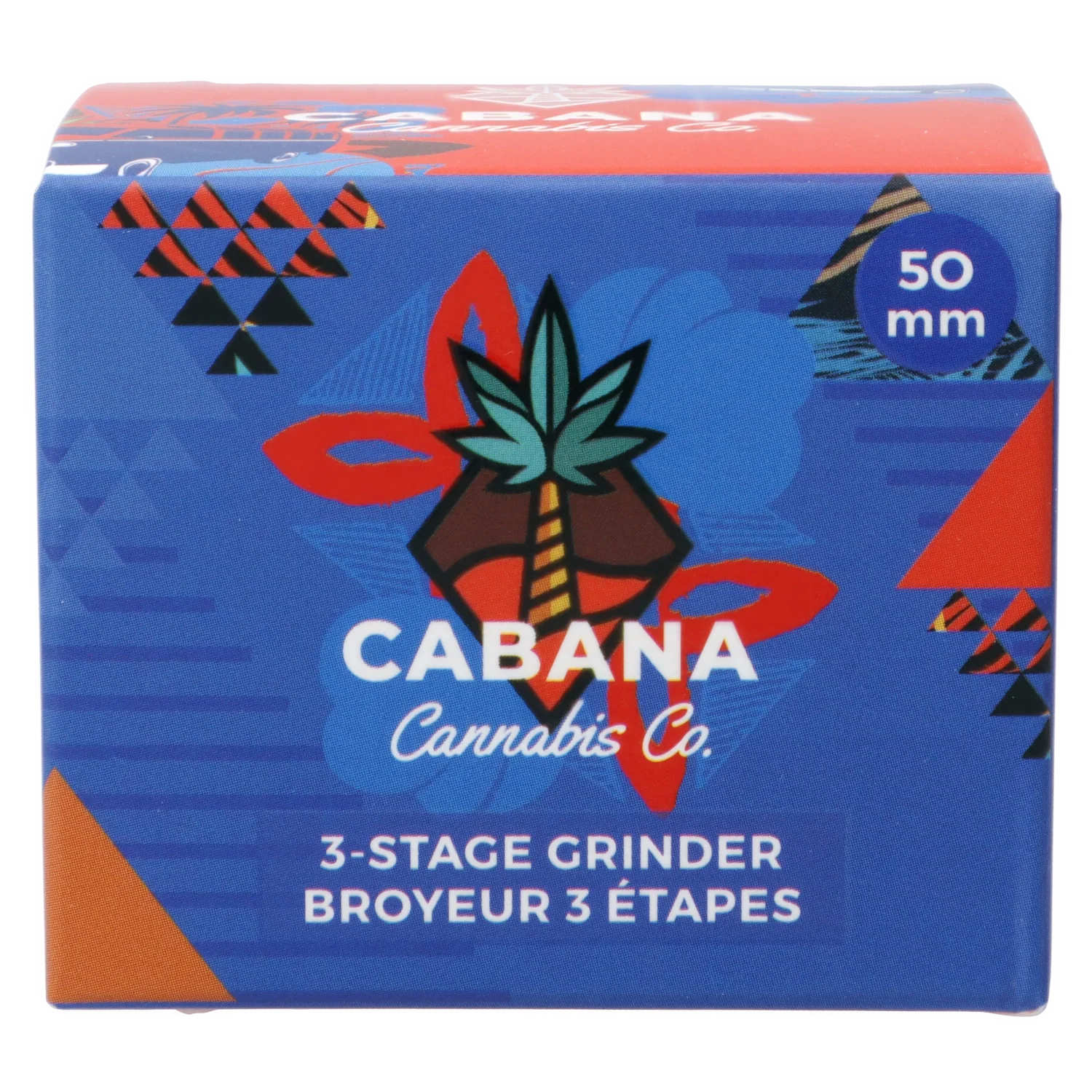 Cabana Cannabis Co. 3-Stage Grinder Surfari Red
