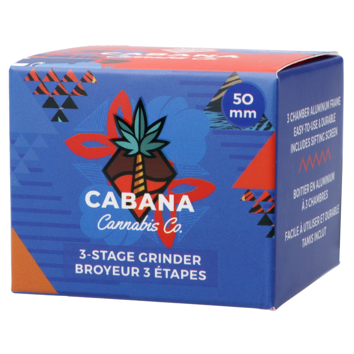 Cabana Cannabis Co. 3-Stage Grinder Surfari Red