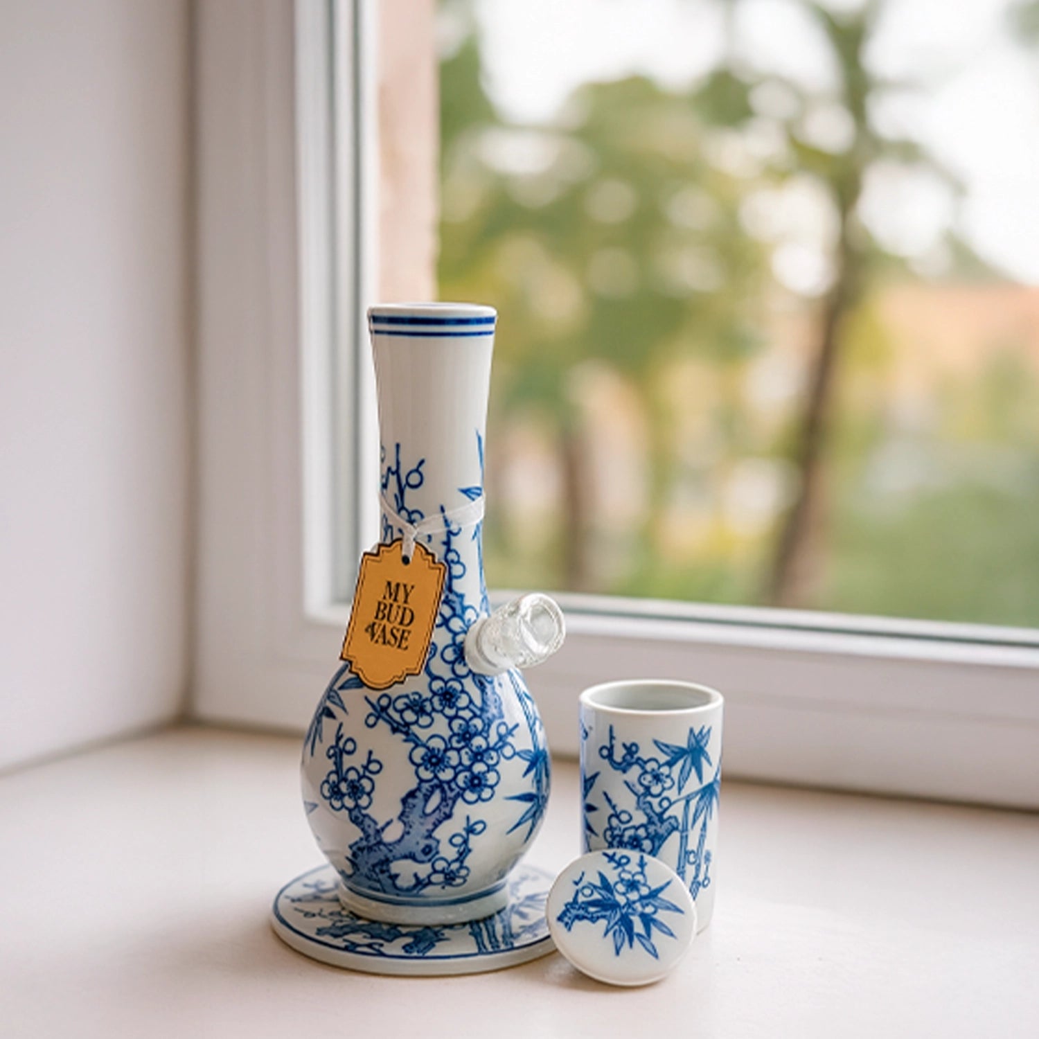My Bud Vase Luck Chinese Porcelain Vase Bong
