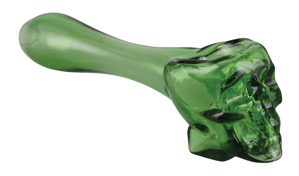 4 Inch Skull Glass Pipe