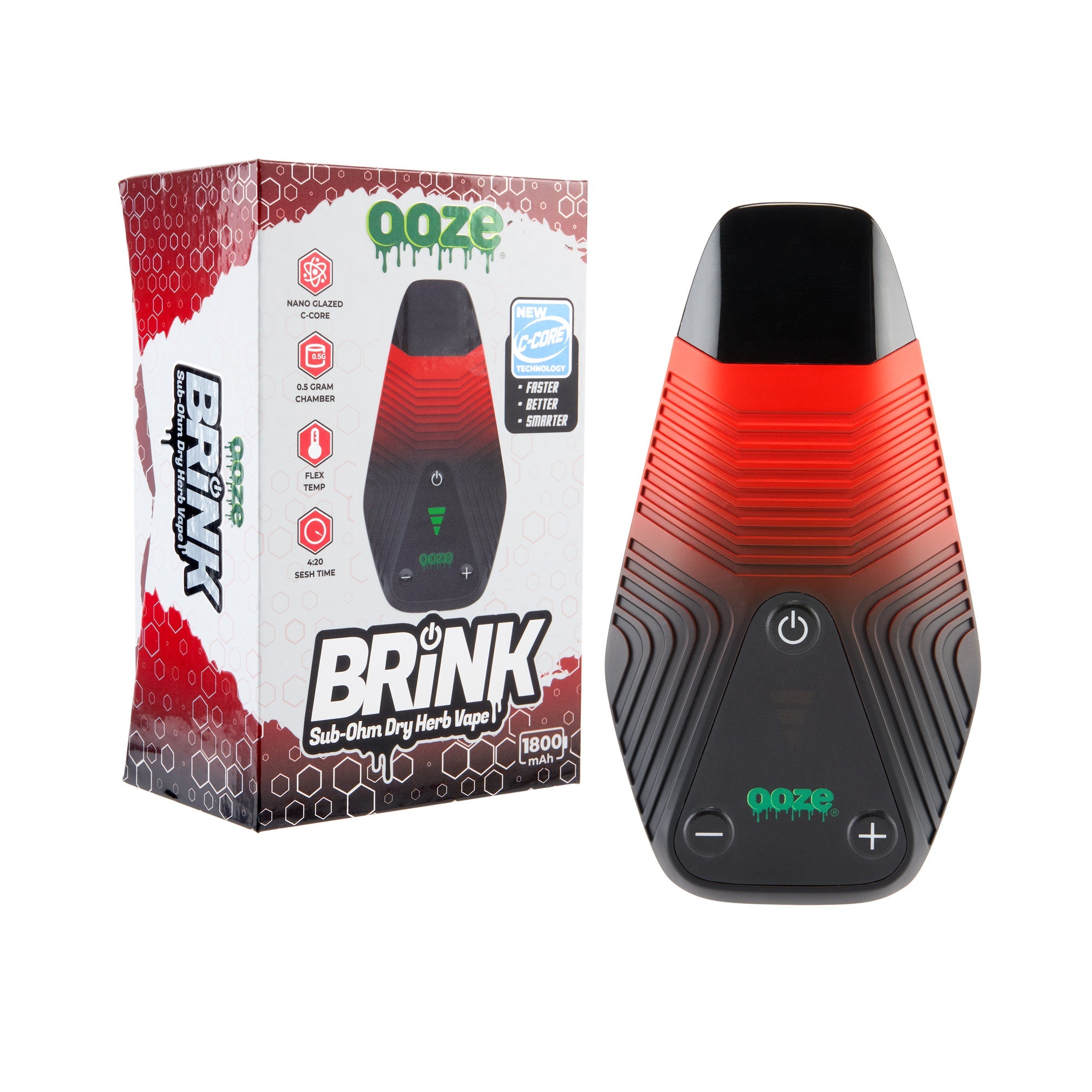 Ooze Brink Dry Herb Vaporizer – 1800 mAh