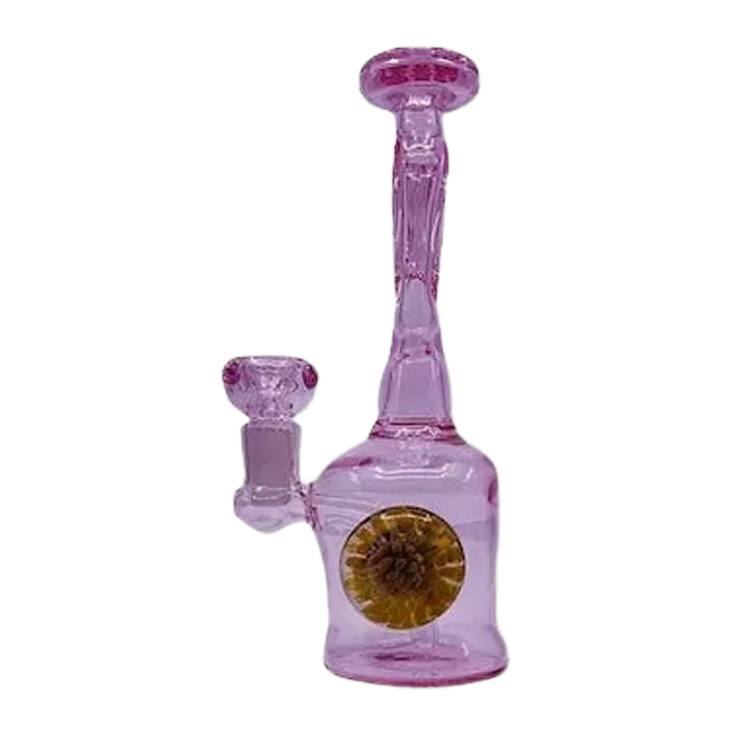 Raj LEAF Enterprise Raj LEAF Enterprise Mini Water Pipe - Pink Marble (7")