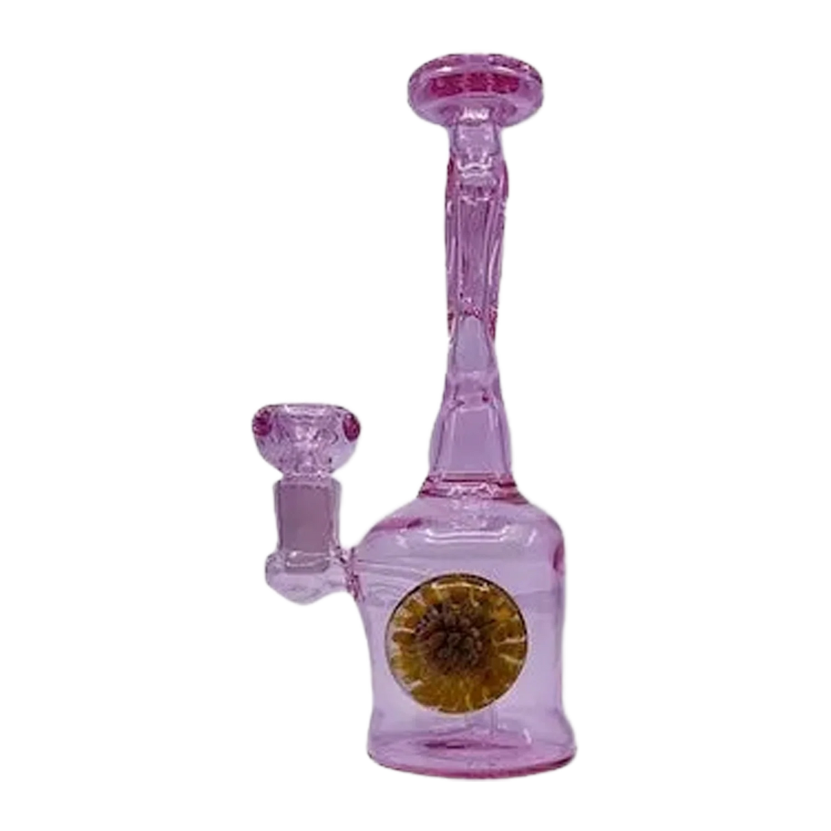 Raj LEAF Enterprise Raj LEAF Enterprise Mini Water Pipe - Pink Marble (7")