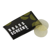 100CT DISPLAY - Gold/Brass Screen Filters - 5pc / 1/2"