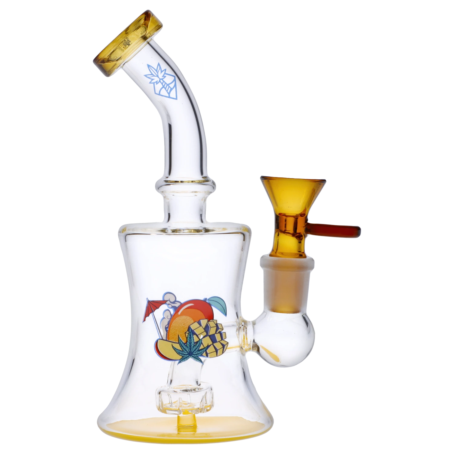 Cabana Cannabis Co. Ahoy Dab Rig Yellow - 6in