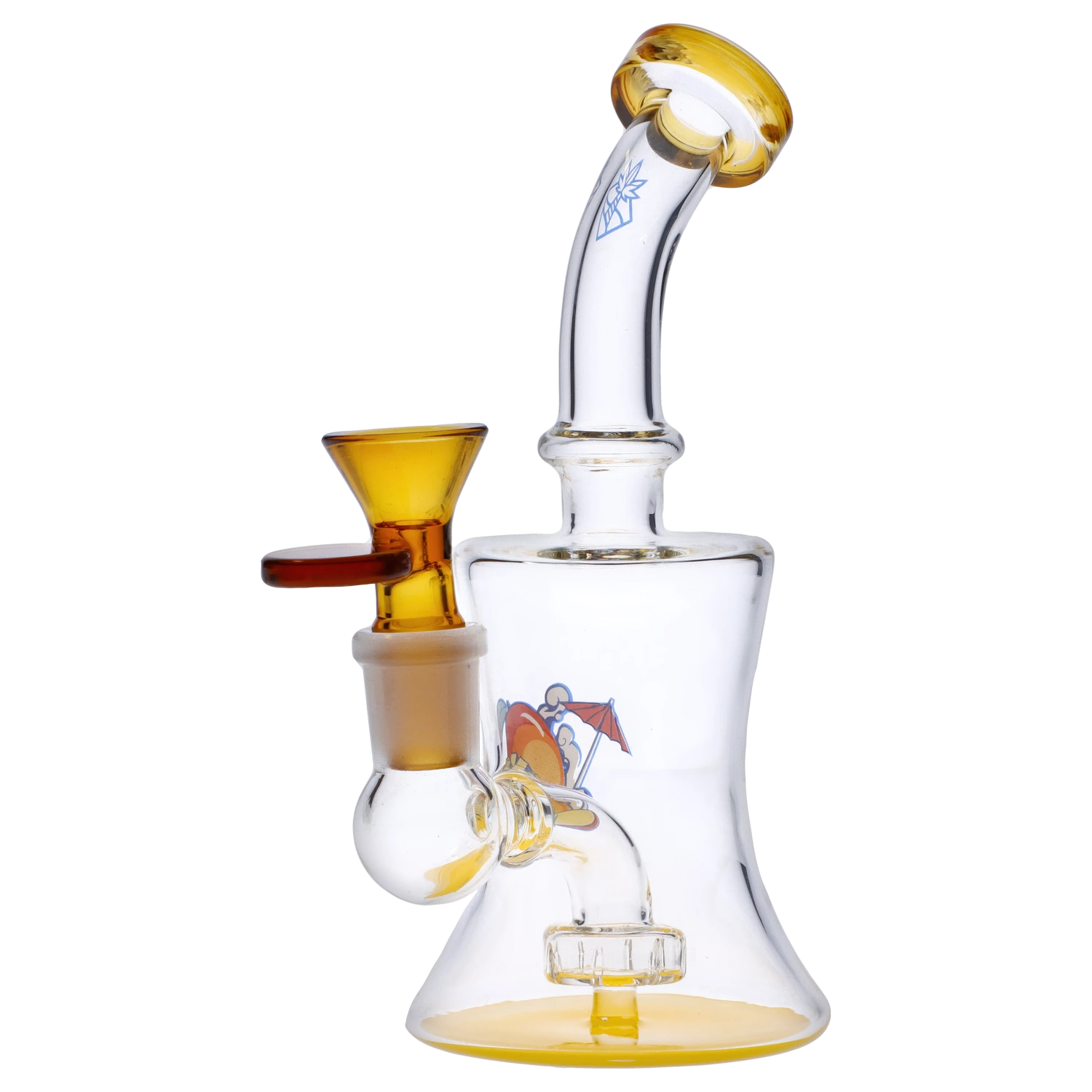 Cabana Cannabis Co. Ahoy Dab Rig Yellow - 6in