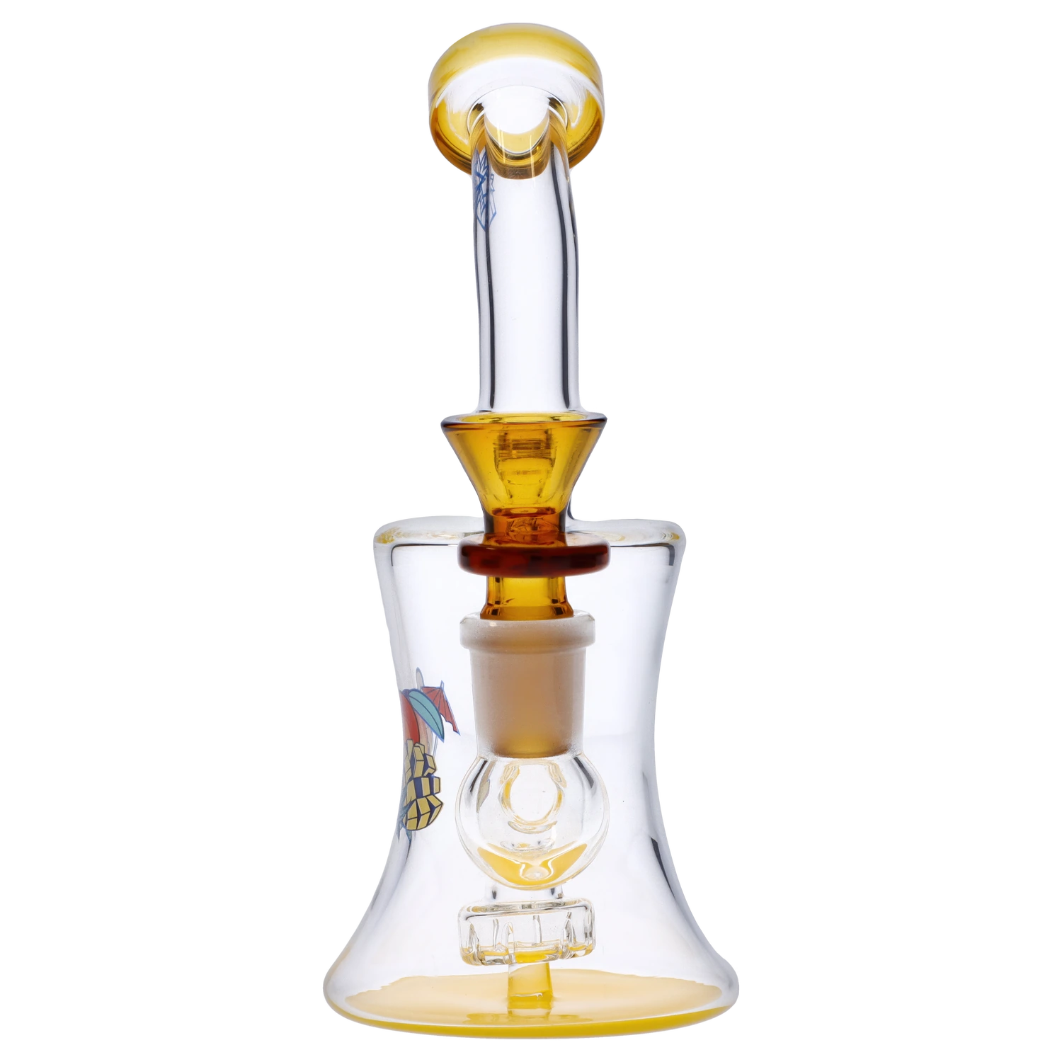 Cabana Cannabis Co. Ahoy Dab Rig Yellow - 6in