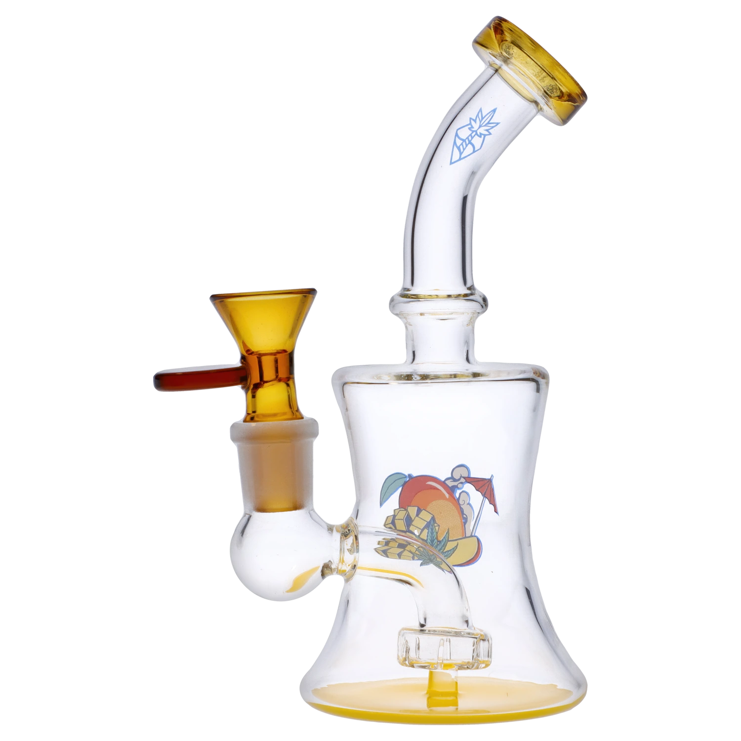 Cabana Cannabis Co. Ahoy Dab Rig Yellow - 6in