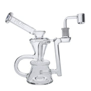 Hue - Hourglass Dab Rig Clear - 7.5"