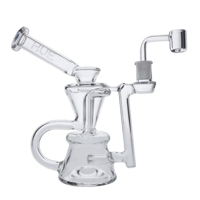 Hue - Hourglass Dab Rig Clear - 7.5"