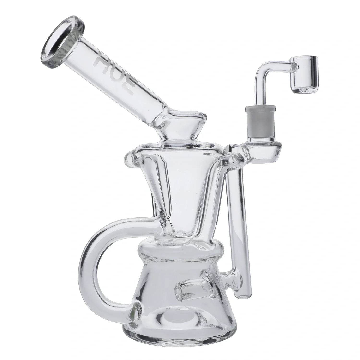 Hue - Hourglass Dab Rig Clear - 7.5"