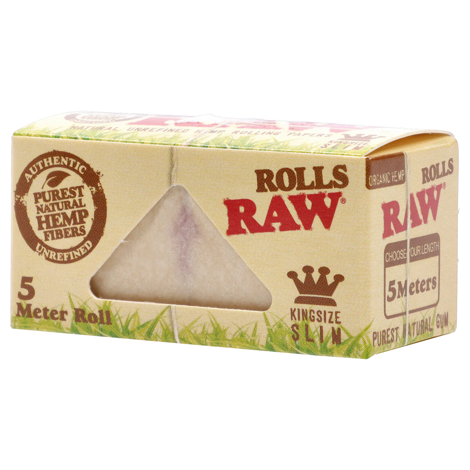 RAW - King Size Slim 5 Meter Paper Roll - Organic Hemp