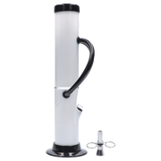 JM Plastics Dual Chamber with Pull Slide Acrylic Bong - 12 in.