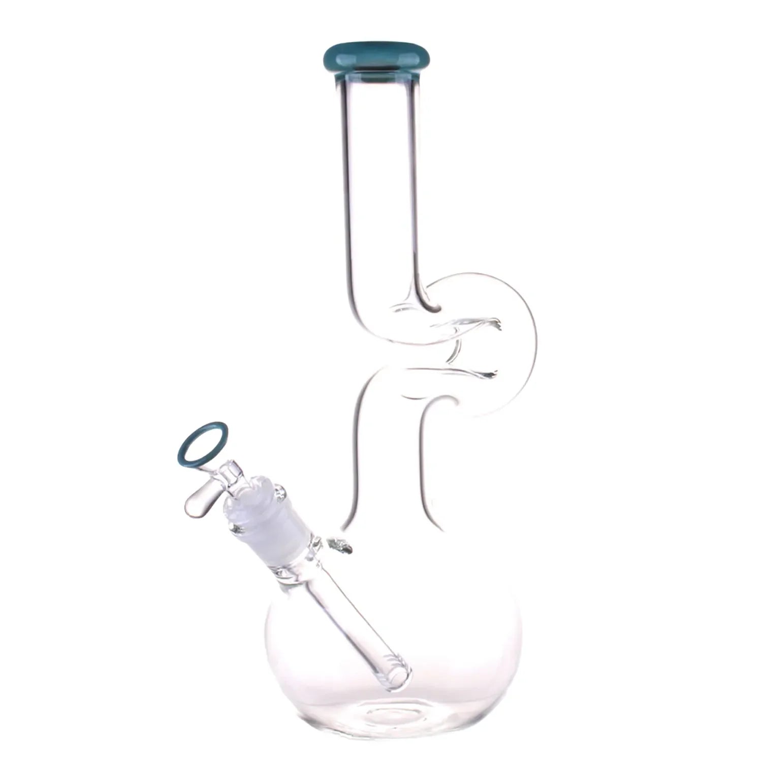 GC Zig Zag Bubble Base Bong - 11 in.