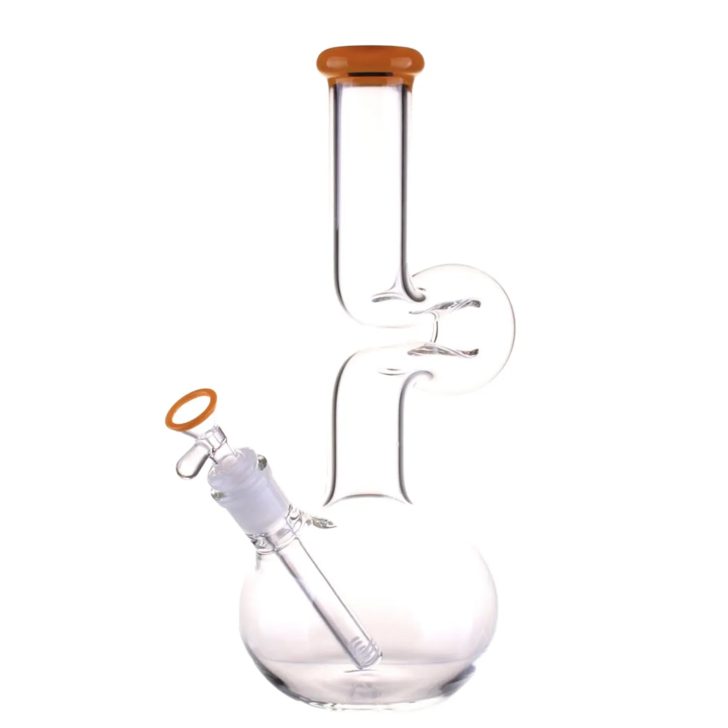 GC Zig Zag Bubble Base Bong - 11 in.