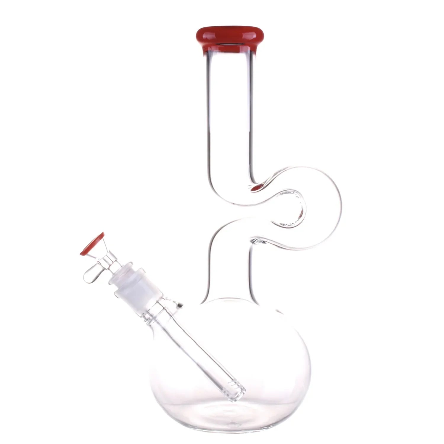 GC Zig Zag Bubble Base Bong - 11 in.
