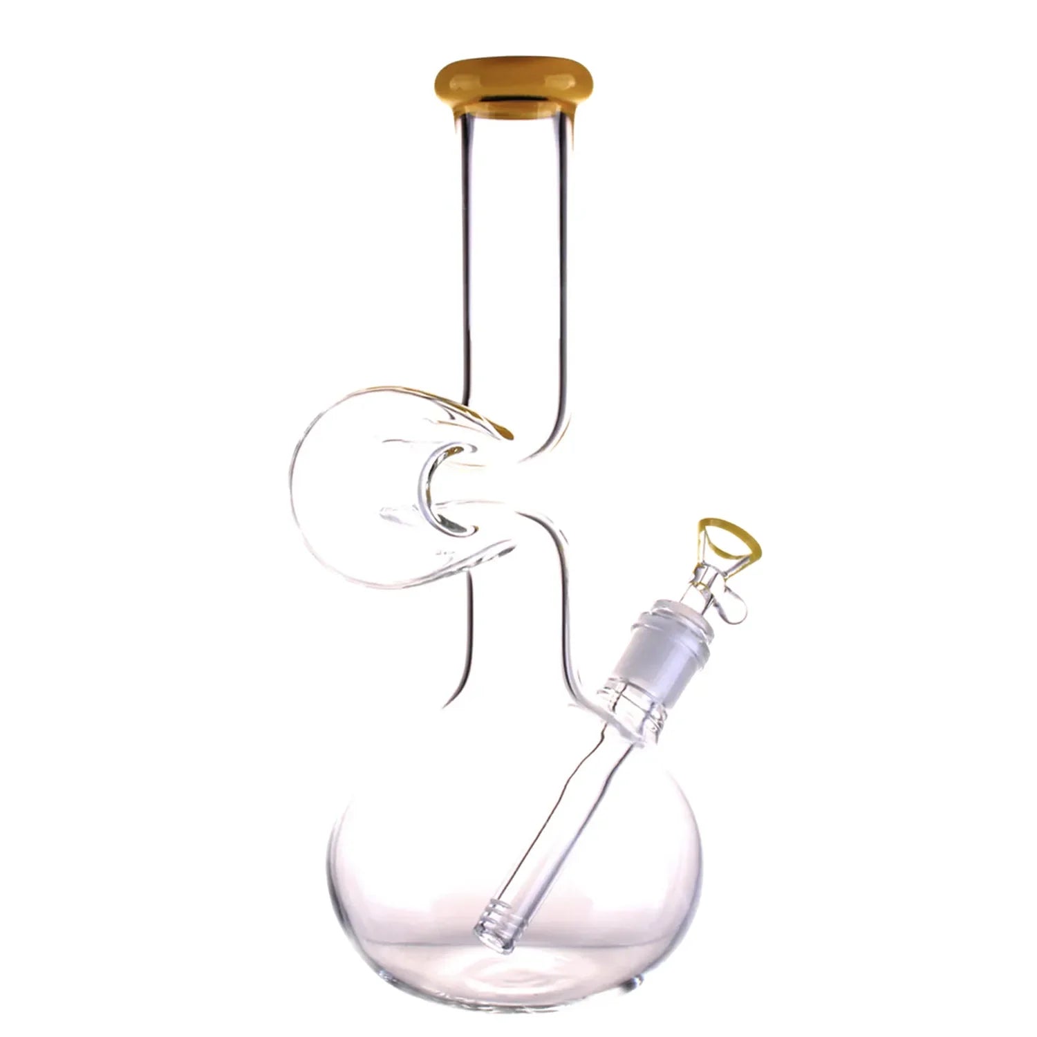 GC Zig Zag Bubble Base Bong - 11 in.