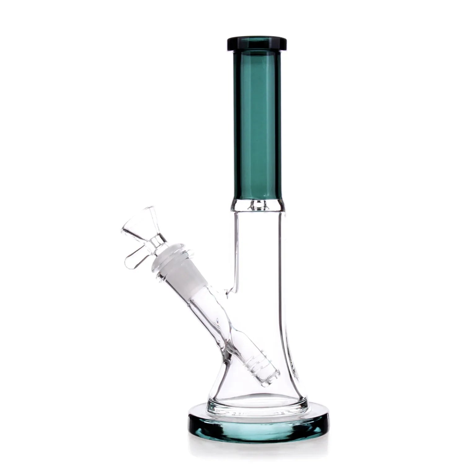 GC Slim Beaker with Colored Accents Bong - 10 in.