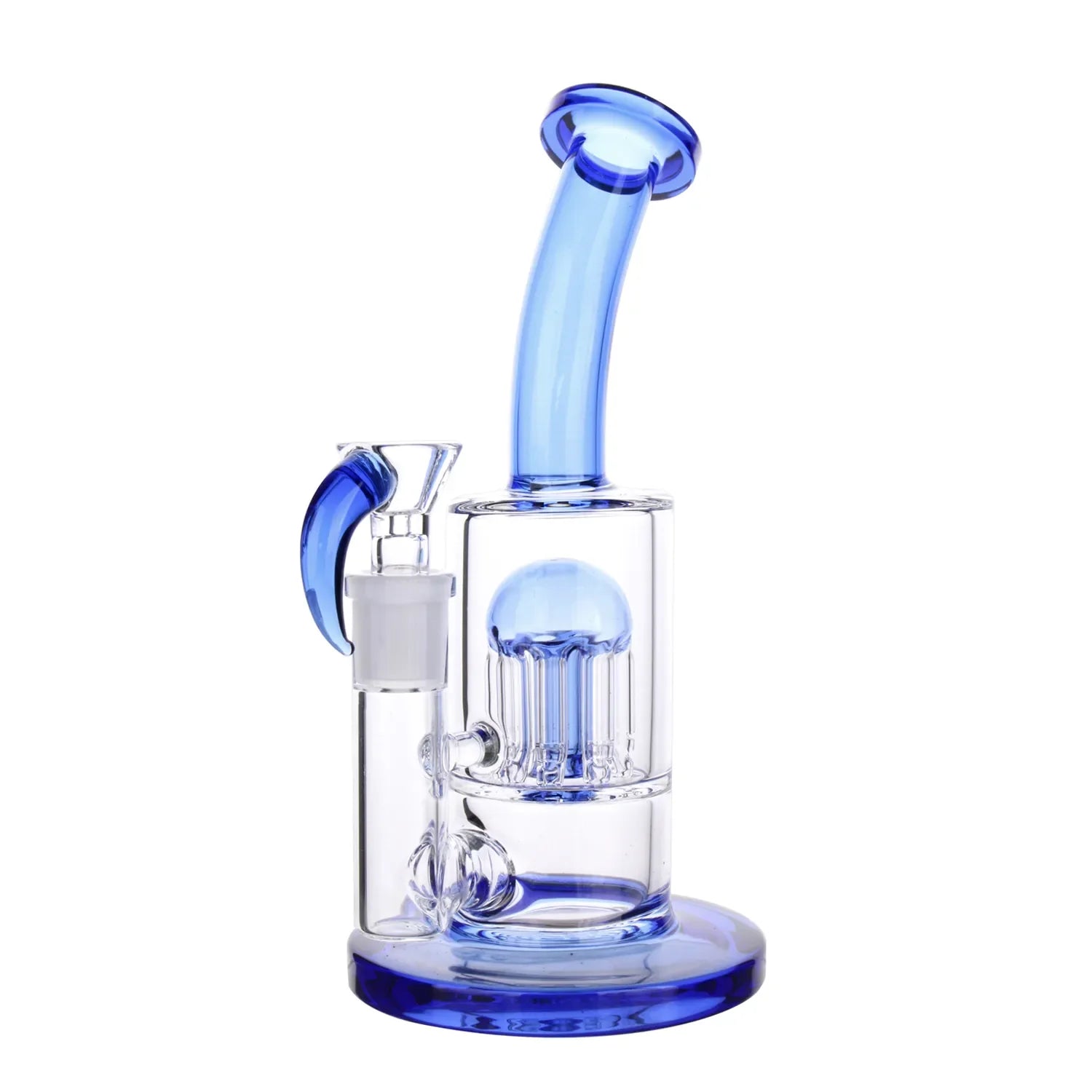 GC Bent Neck Color Tree Perc Bong - 8 in.
