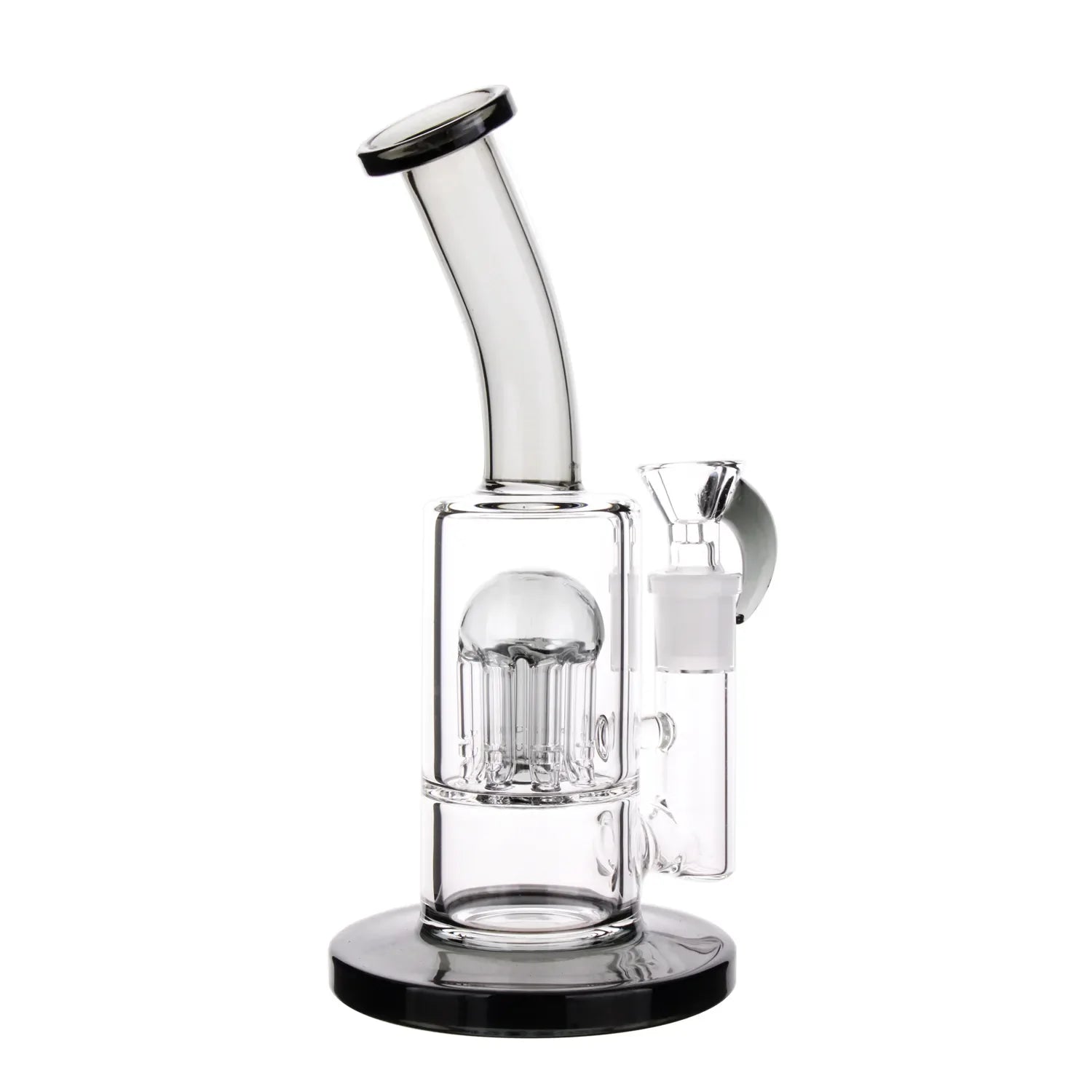 GC Bent Neck Color Tree Perc Bong - 8 in.