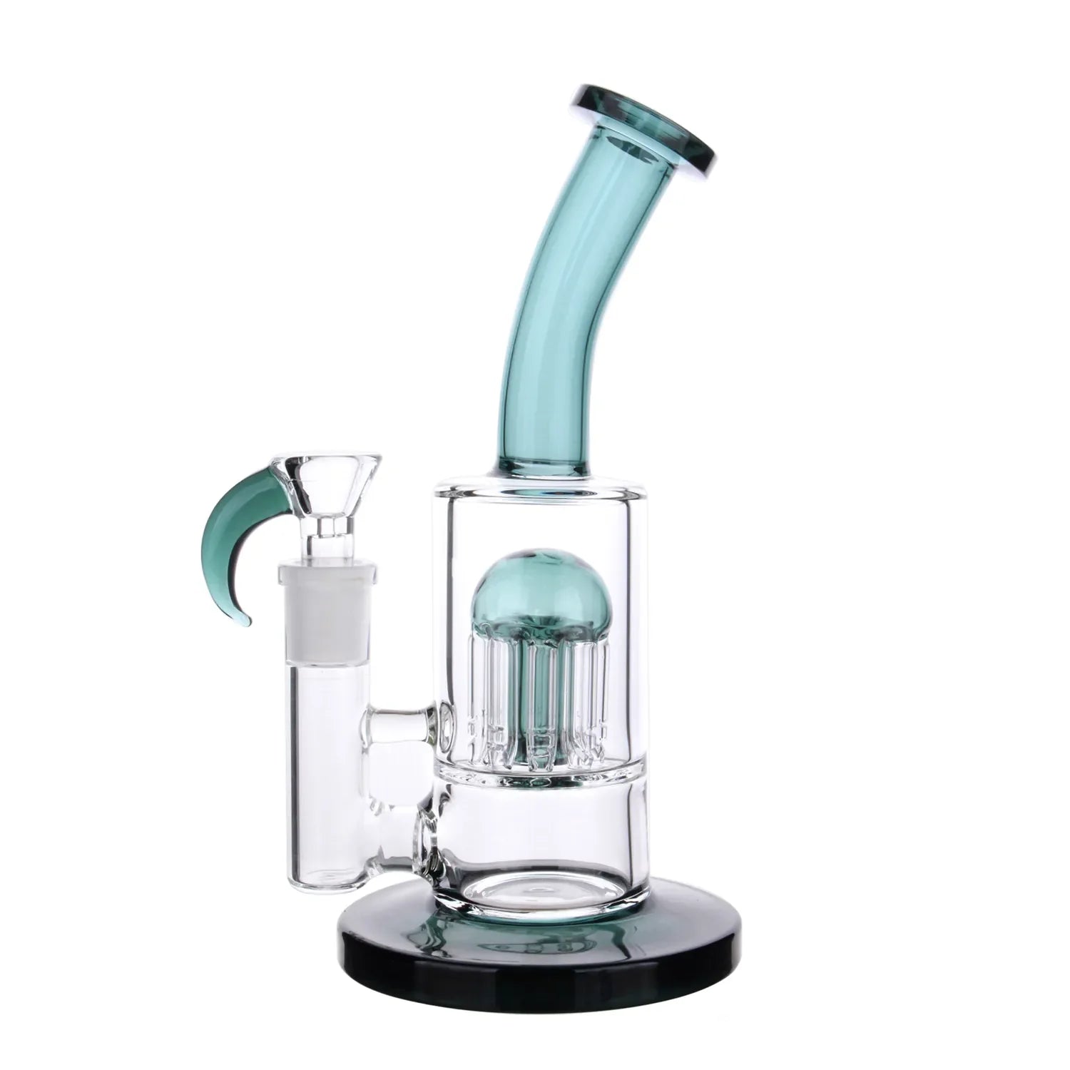 GC Bent Neck Color Tree Perc Bong - 8 in.