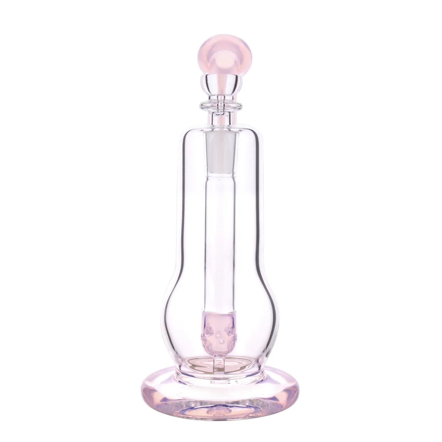GC Curvy Diffused Bubbler Bong - 8 in.