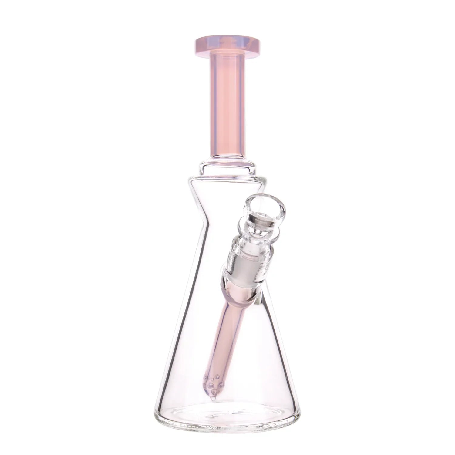 GC Vase Beaker with Worked Downstem Bong - 8 in.