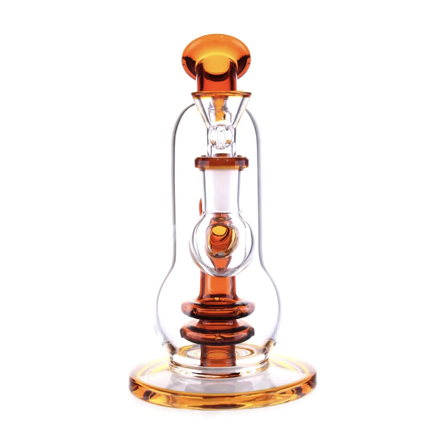 GC Curvy Double-Up Bubbler Bong - 6 in.