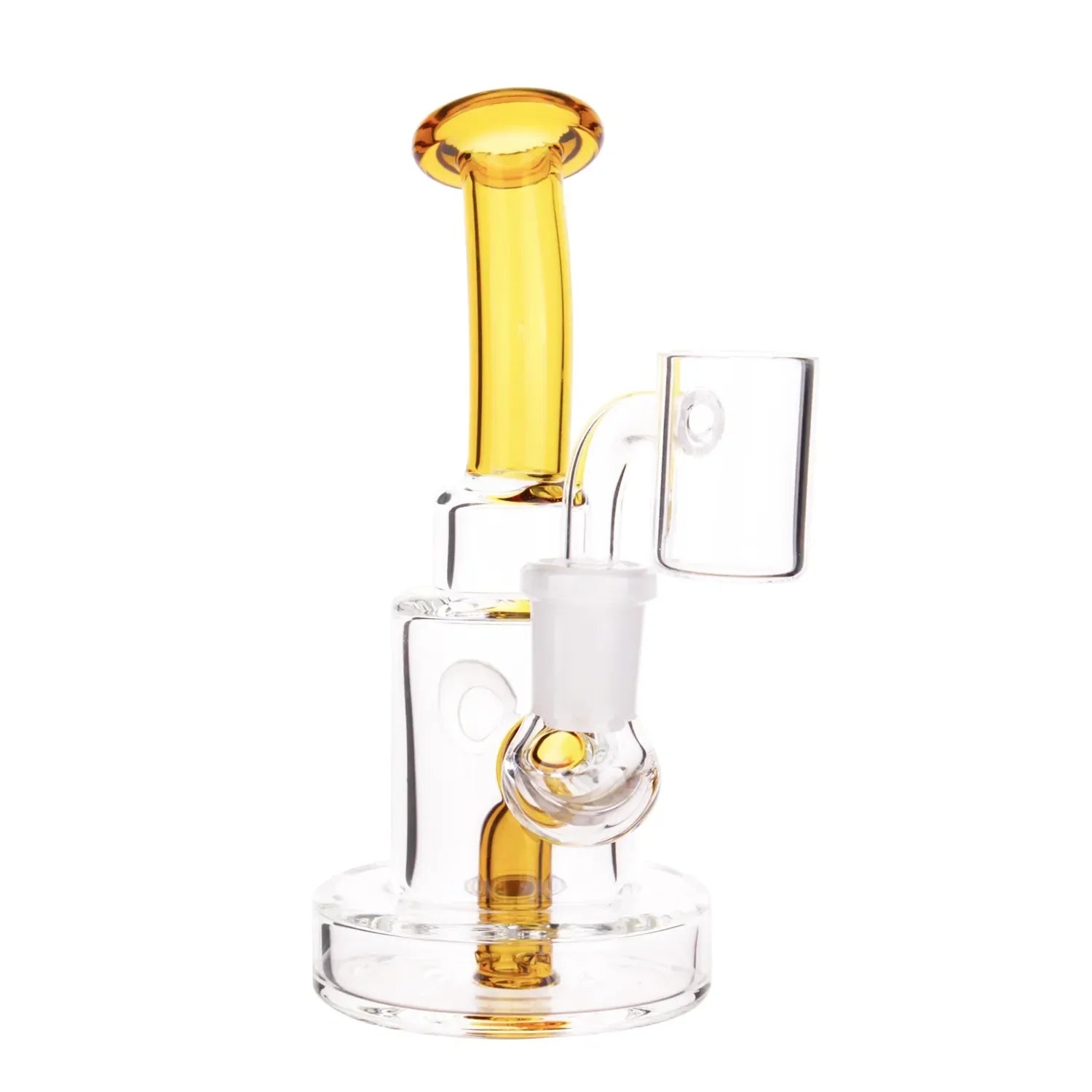 Valiant Colored Accents Dual-Use Mini Bong - 5.5 in. Blue