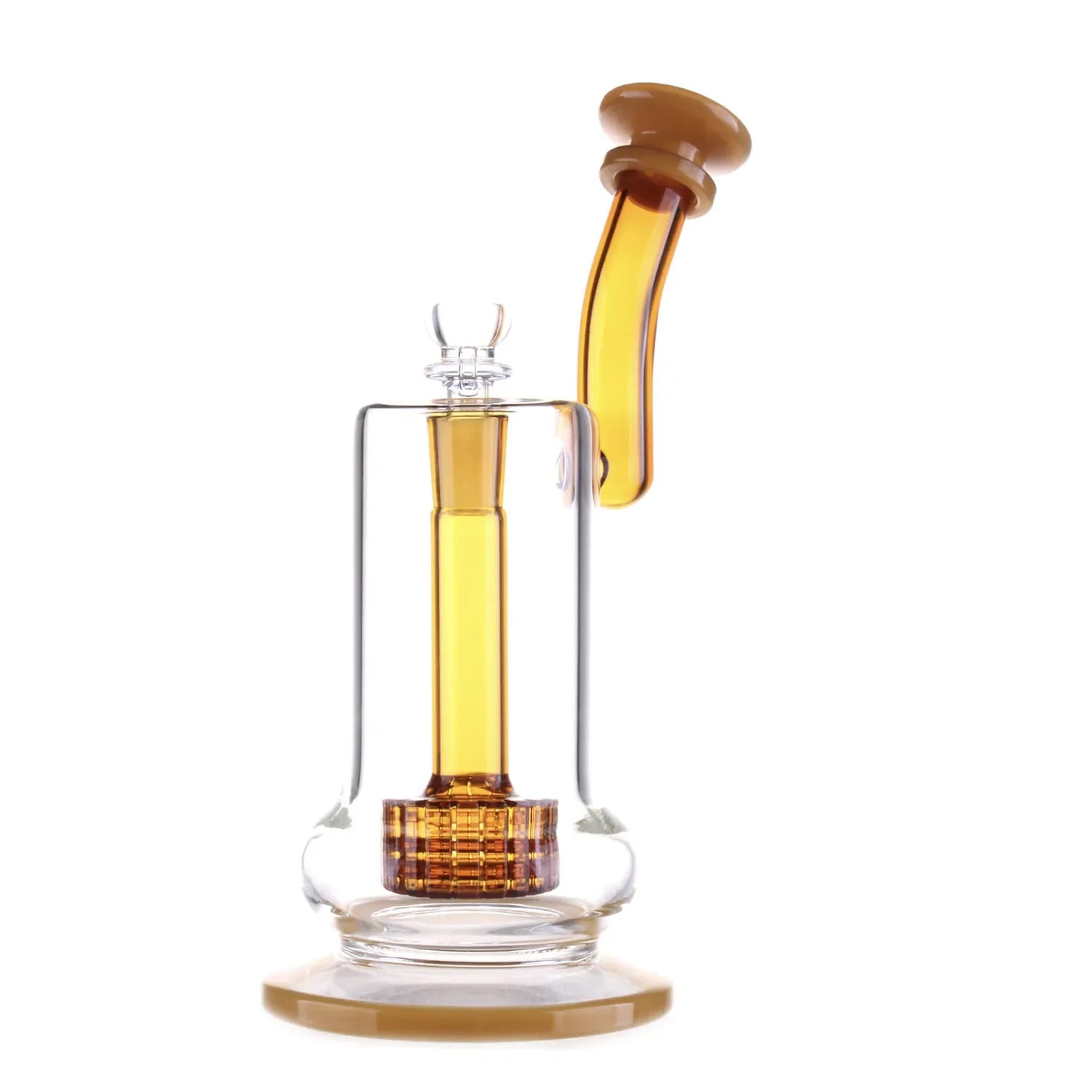 GC Bent Neck Matrix Perc Bubbler Bong - 9 in.