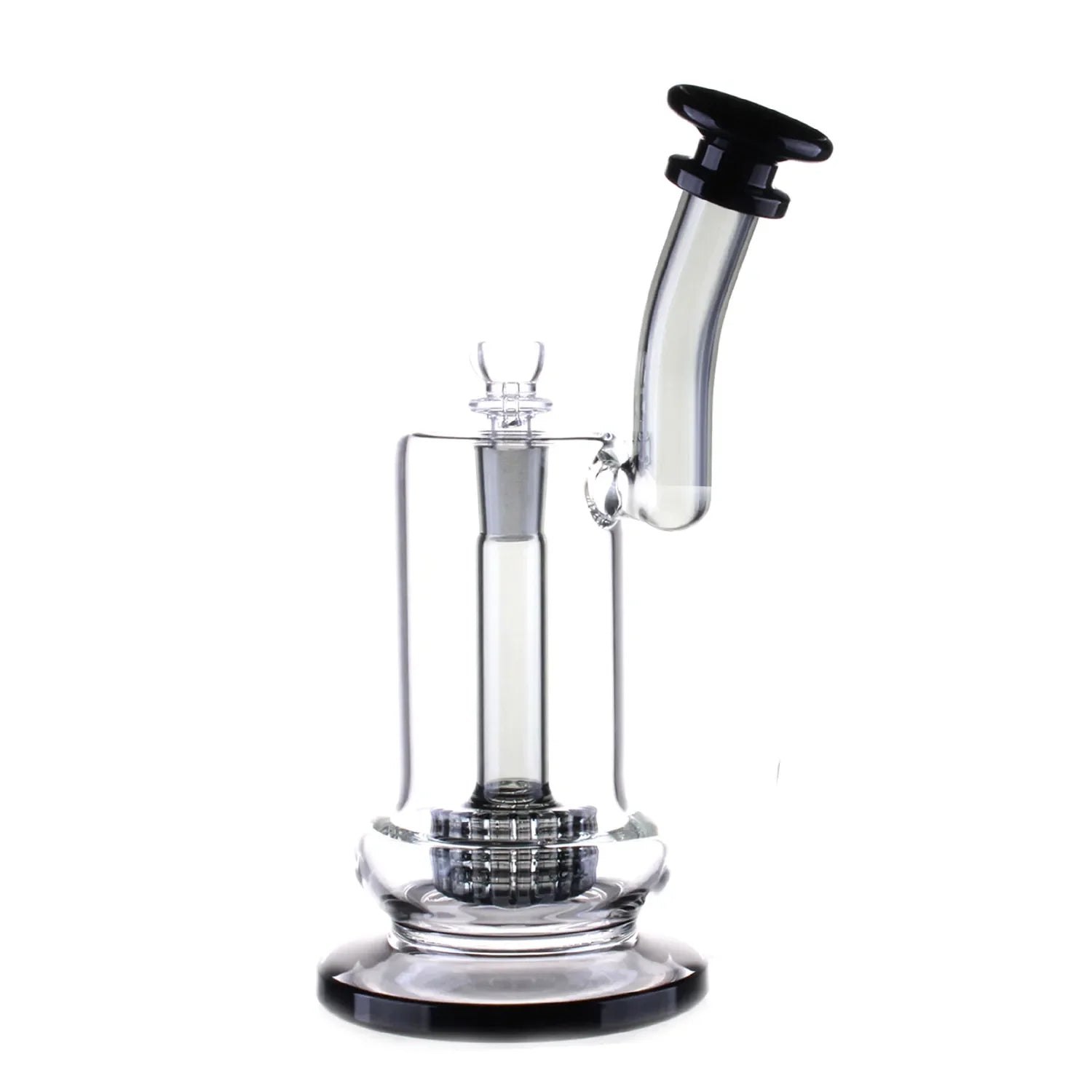 GC Bent Neck Matrix Perc Bubbler Bong - 9 in.