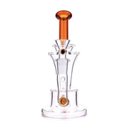GC Bent Neck with Colored Inline Perc Bong - 6.7 in.