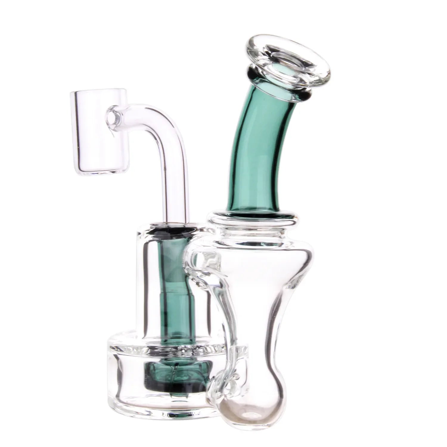 GC Mini Showerhead Dual - Use Bong - 4.8 in.