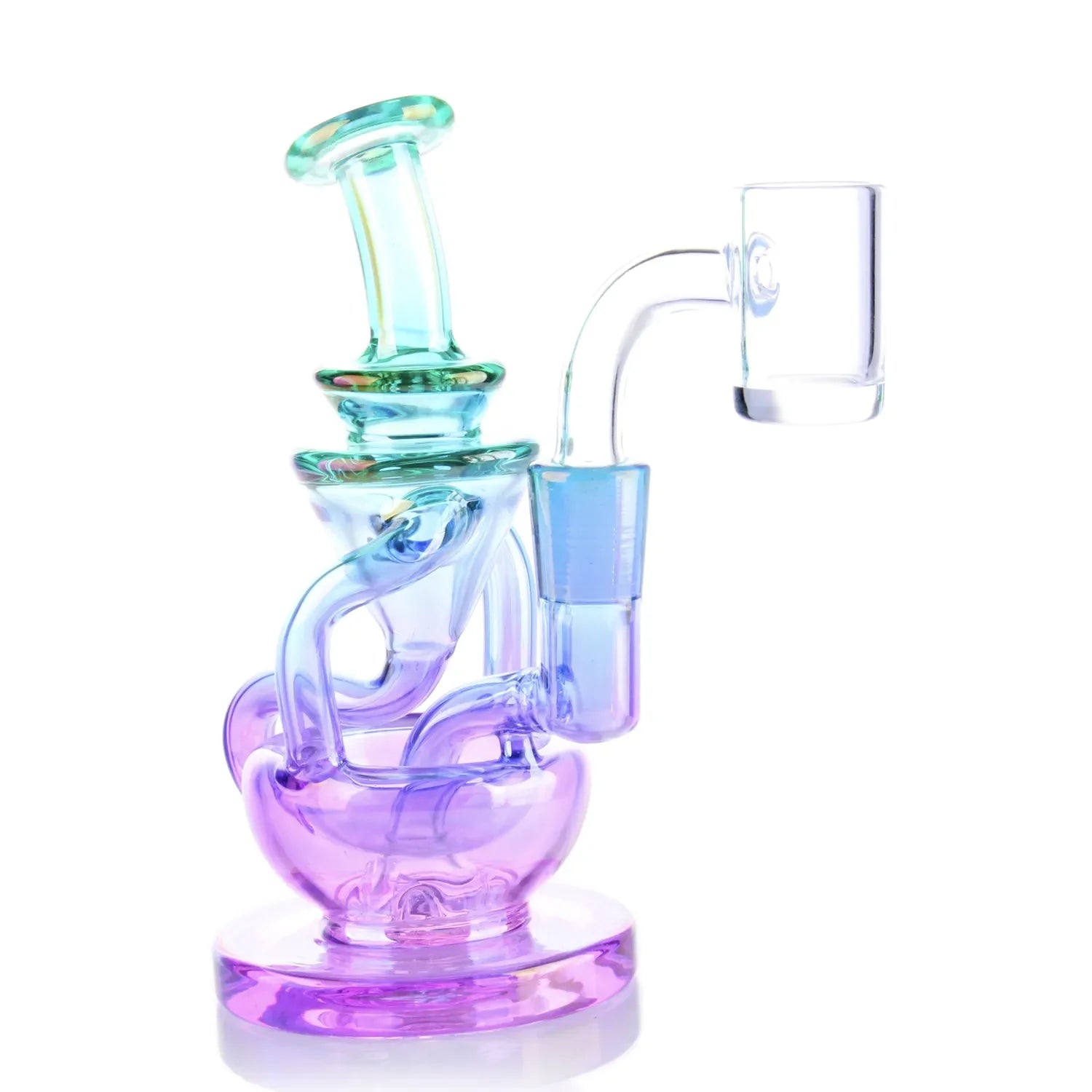 GC Swirly Recycler Dab Rig - 5.5 in.