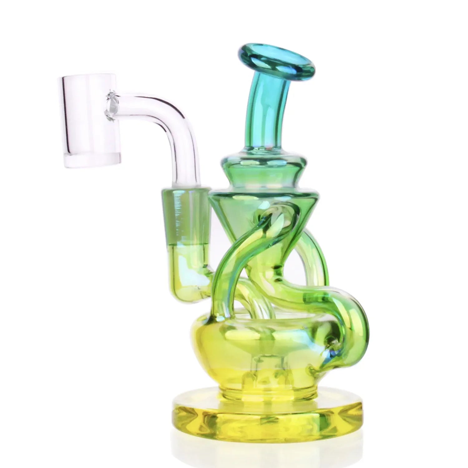 GC Swirly Recycler Dab Rig - 5.5 in.