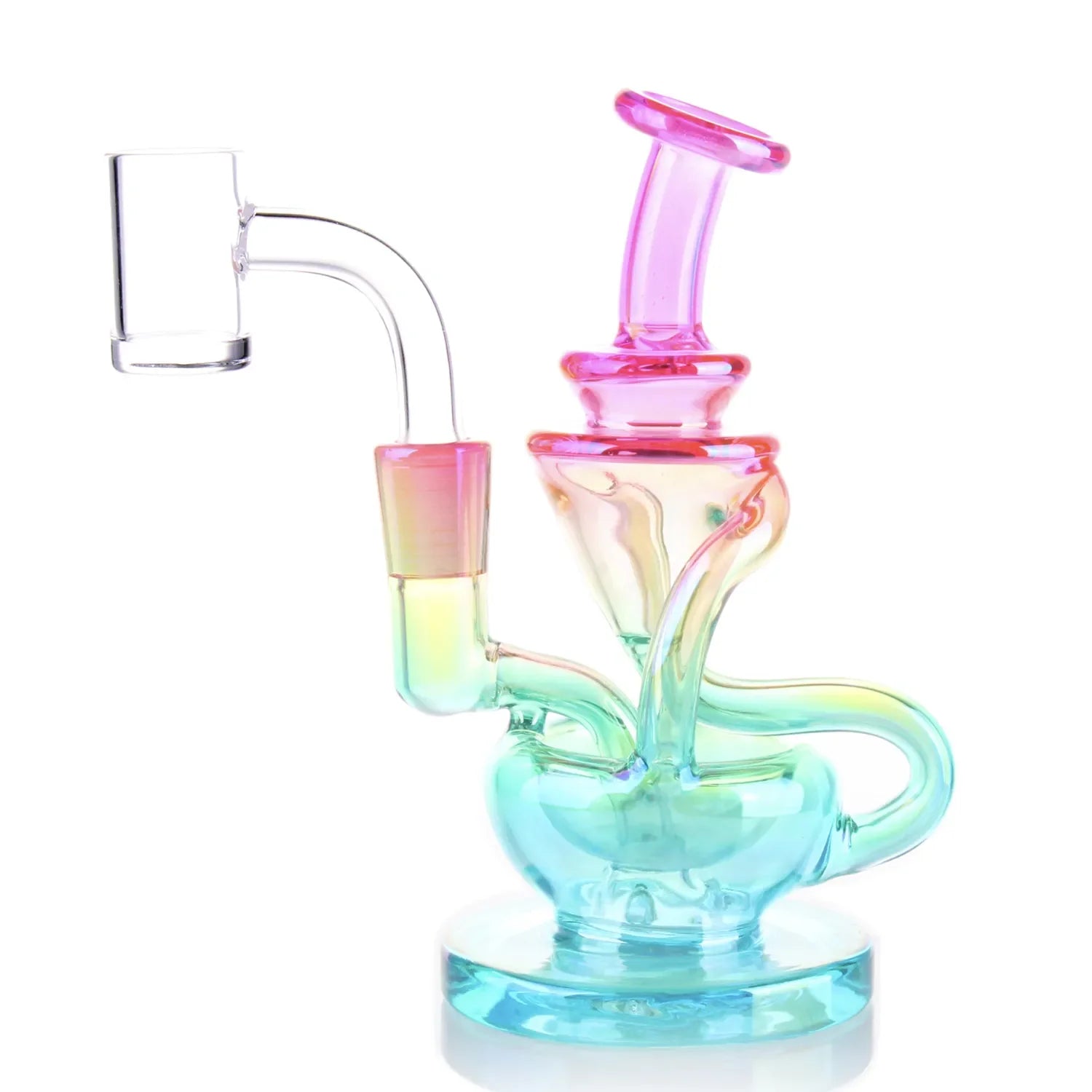 GC Swirly Recycler Dab Rig - 5.5 in.